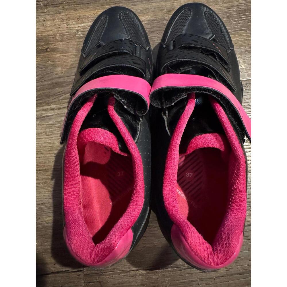 Liv Womens Shoes Fera 2 Off-Road cycling Shoes Black Pink Size 7 EUC - Picture 6 of 7